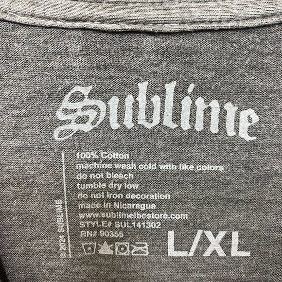 Sublime 40 Oz. To Freedom Sun Logo Album Cover Art T-Shirt L/XL - Picture 4 of 4